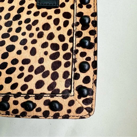 Loeffler Randall Junior Work Tote in Cheetah/Black NWT - Picture 8 of 16